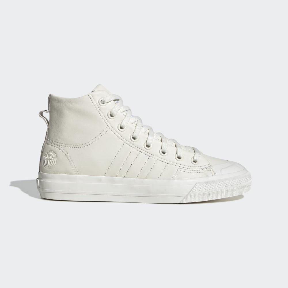 Originals Adidas Nizza Inalti RF Dama Romania - Albi EF5756
